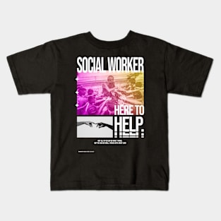 Scocial Work Positive - Streetwear Graphic Kids T-Shirt